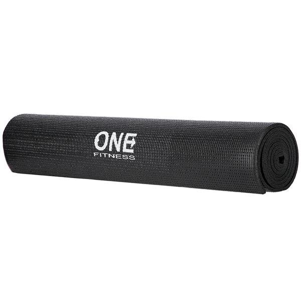 Joogamatt One Fitness YM02 173x61x0,6 cm, must hind ja info | Joogamatid | hansapost.ee