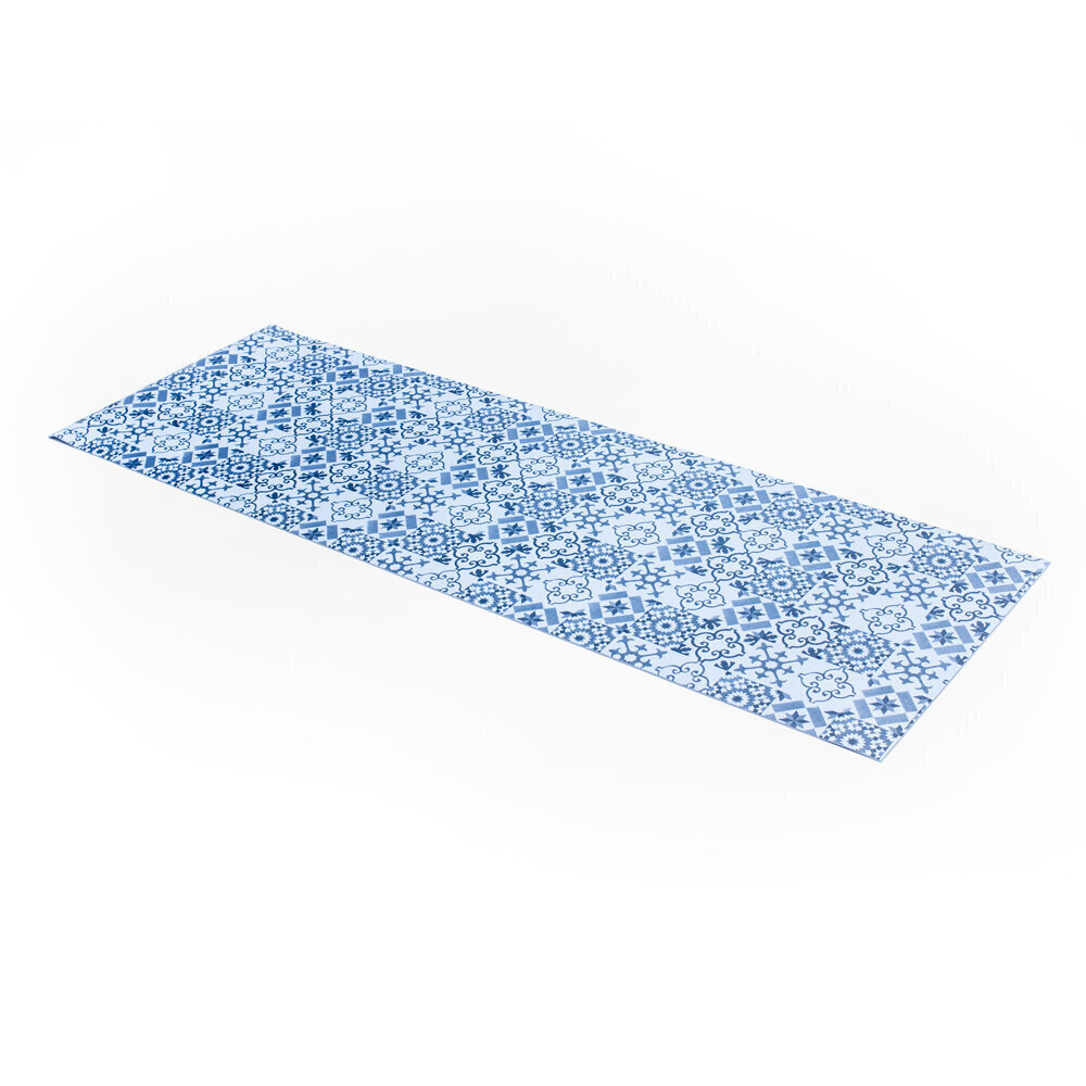 Treeningmatt Poise Tiles, 180x60x0,4 cm, sinine цена и информация | Joogamatid | hansapost.ee