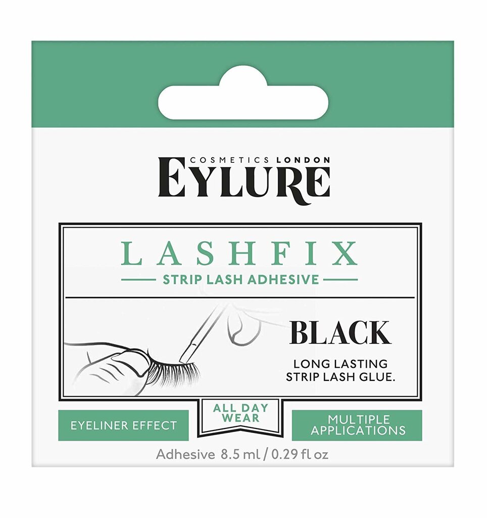 Ripsmeliim Eylure Eyl Black Lashfix 8.5 ml цена и информация | Kunstripsmed, ripsmeliim ja ripsmekoolutajad | hansapost.ee