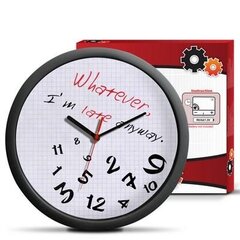 Seinakell Whatever O'clock, 30 cm hind ja info | Disainkellad ja seinakellad | hansapost.ee
