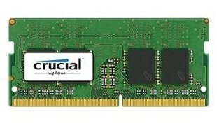 Crucial DDR4 SODIMM 16GB 2400MHz CL17 (CT16G4SFD824A) цена и информация | Объём памяти | hansapost.ee