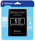 Väline kõvaketas Verbatim Store 'n' Go 2,5'' 1TB USB3.0 цена и информация | Välised kõvakettad | hansapost.ee