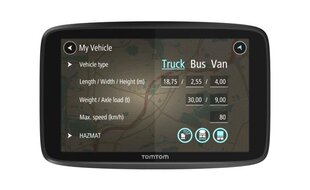GPS seade TomTom GO PROFESSIONAL 6200 wifi /1 year Traffic EU hind ja info | GPS seadmed | hansapost.ee