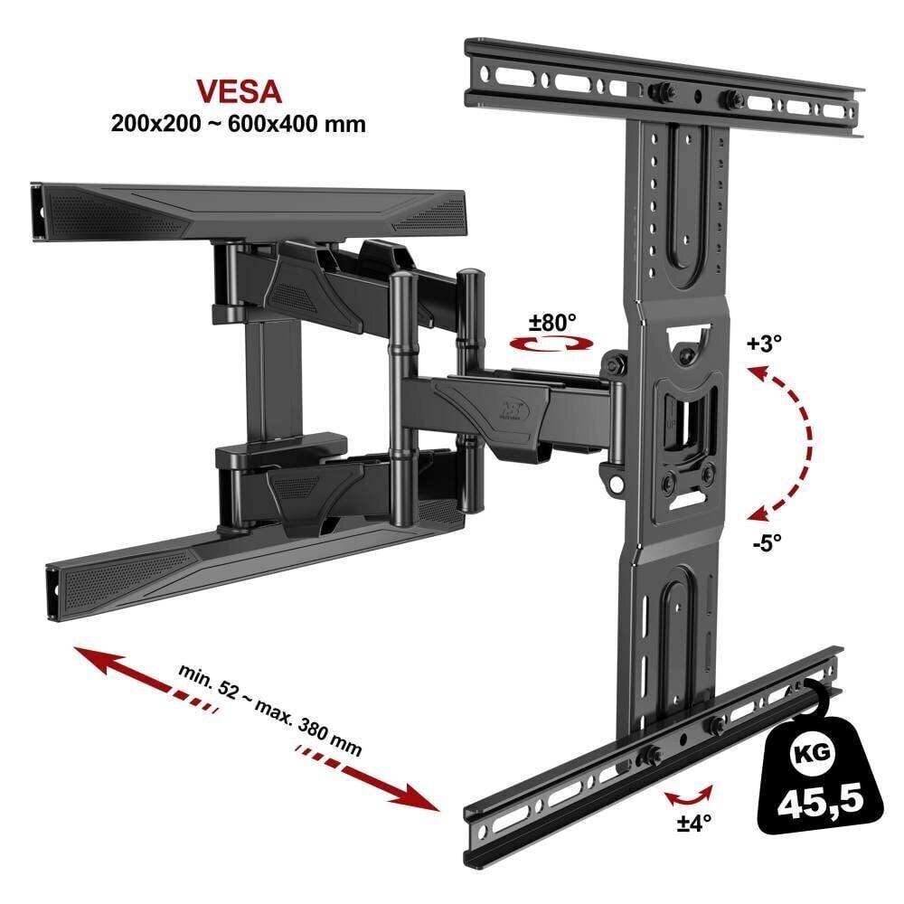 NB P6 45''-75'' VESA 60sm*40sm цена и информация | Teleri seinakinnitused ja hoidjad | hansapost.ee