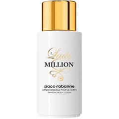 Ihupiim Paco Rabanne Lady Million, 200 ml price and information | Dušigeelid ja deodorandid naistele | hansapost.ee