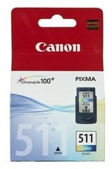 Canon чернильный картридж CL511 CL-511 цена и информация | Картриджи для струйных принтеров | hansapost.ee
