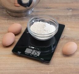 Clatronic KW 3626 Electronic kitchen scale Black Tabletop Rectangle цена и информация | Бытовые | hansapost.ee