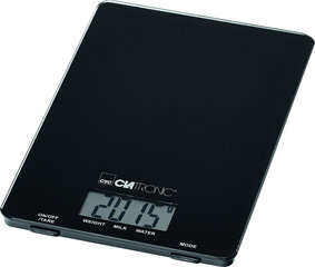 Clatronic KW 3626 Electronic kitchen scale Black Tabletop Rectangle цена и информация | Бытовые | hansapost.ee