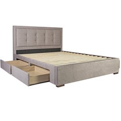 Кровать DUKE 160 х 200 см 4-ящика, бежевый цена и информация | Кровати | hansapost.ee