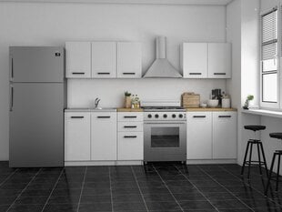 Köögikappide komplekt Set 200, valge/tamm price and information | Kitchen furniture sets | hansapost.ee