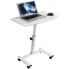 Kirjutuslaud sülearvutile Tatkraft Cheer, valge hind ja info | Arvutilauad, kirjutuslauad | hansapost.ee