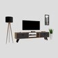 TV-laud Kalune Design 835(III), pruun/hall цена и информация | Televiisori alused | hansapost.ee