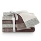AmeliaHome rätikute komplekt, 6 tk, pruun/beež värv hind ja info | Rätikud ja saunalinad | hansapost.ee