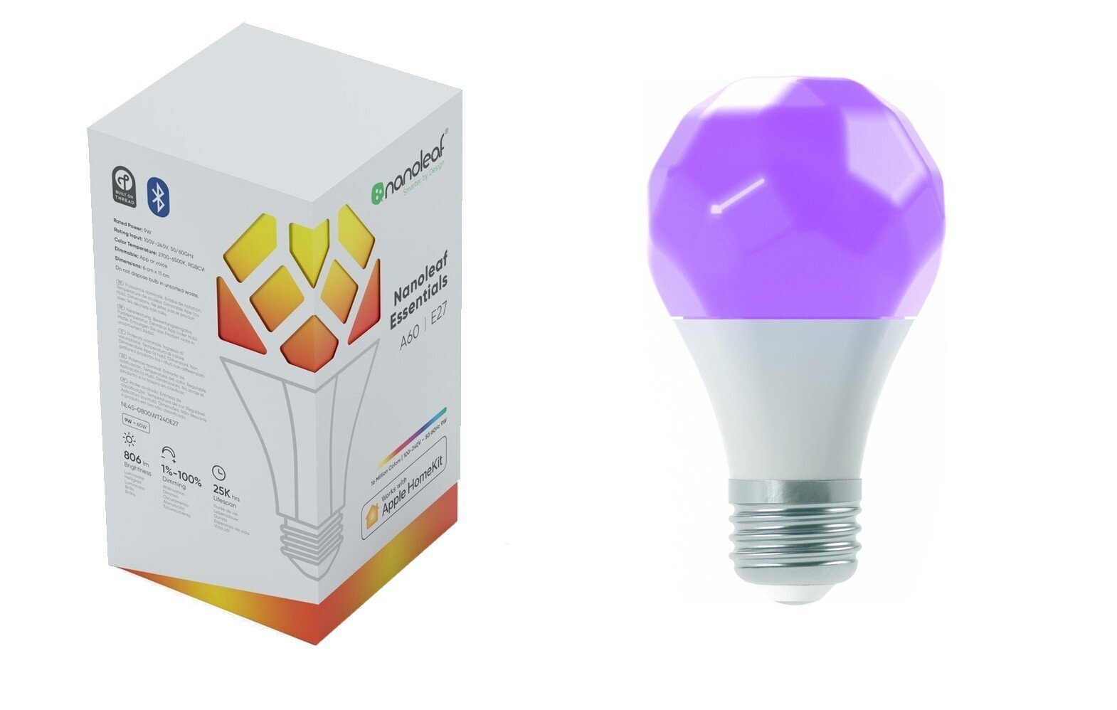 Nanoleaf Essentials Smart A19 Bulb 1100L цена и информация | Lambipirnid ja LED-pirnid | hansapost.ee