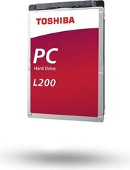 Toshiba L200 2TB SATA3 (HDWL120EZSTA) цена и информация | Внутренние жёсткие диски (HDD, SSD, Hybrid) | hansapost.ee