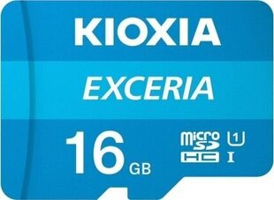 Карта памяти Kioxia Exceria 16 Гб U1 microSDHC цена и информация | Kioxia Телефоны и аксессуары | hansapost.ee