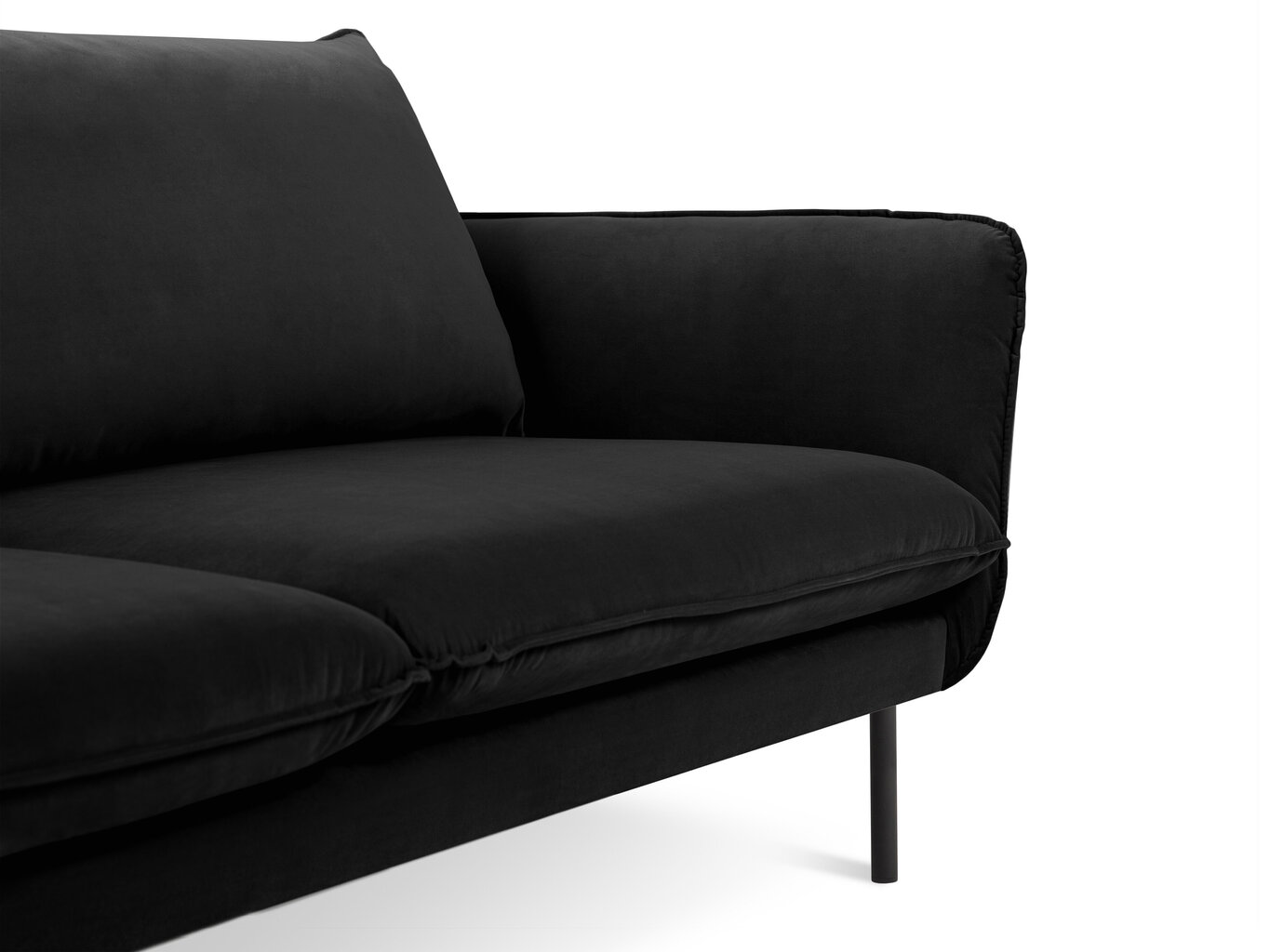 Pehme mööbli komplekt Cosmopolitan Design Vienna, must hind ja info | Pehme mööbli komplektid | hansapost.ee