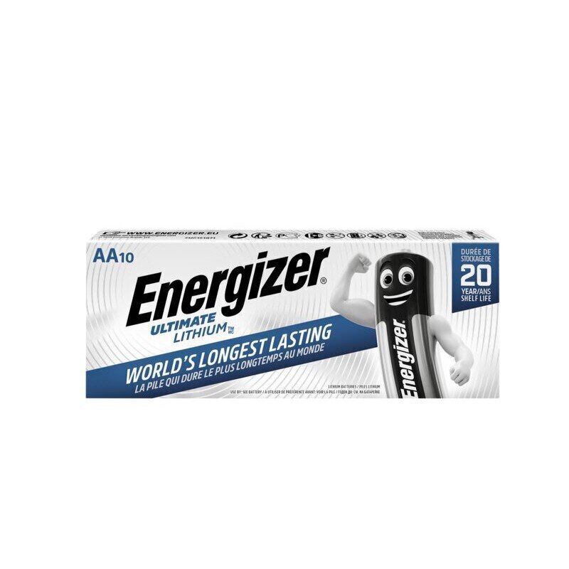 Patareid Energizer Ultimate Lithium AA, 10 tk. hind ja info | Patareid | hansapost.ee