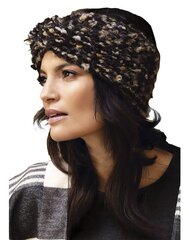 Женская повязка на голову , черный-бежевый цена и информация | Женские шапки | hansapost.ee