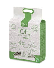 Kassiliiv rohelise tee ekstraktiga Velvet Paw Tofu, 2 mm graanulid, 6 l hind ja info | Kassiliiv | hansapost.ee