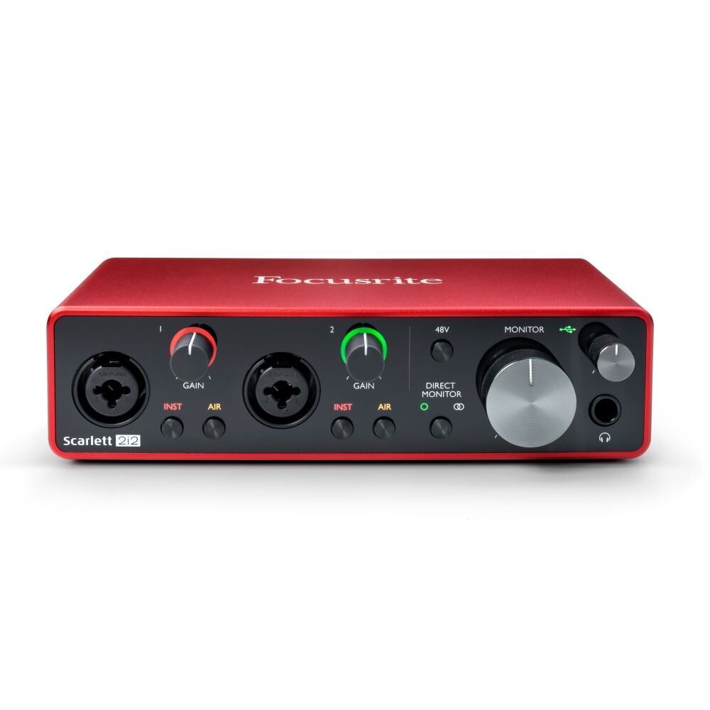 Focusrite Scarlett 2i2 цена и информация | Helikaardid | hansapost.ee