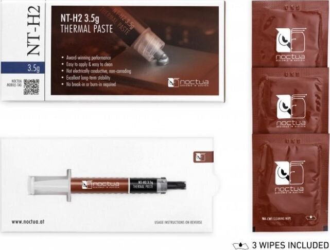 Noctua NT-H2 jahutusradiaator 3,5 g цена и информация | Termopastad | hansapost.ee