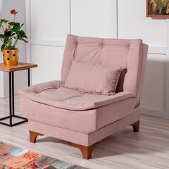 Кресло Artie Kelebek, розовое/коричневое цена и информация | Кресла для отдыха | hansapost.ee