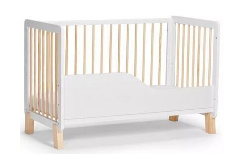 Beebivoodi Kinderkraft Lunky 60x120 cm, valge цена и информация | Beebivoodid, võrevoodid | hansapost.ee