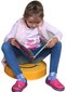 6 tumba komplekt Wood Garden Smiley Seat Girl Premium, kollane цена и информация | Kott-toolid, tugitoolid ja tumbad lastele | hansapost.ee