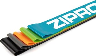 Набор резин сопротивления Zipro S, 5 шт цена и информация | Фитнес-резинки, гимнастические кольца | hansapost.ee