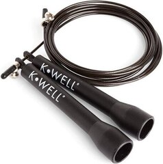 Скакалка Kwell, черная цена и информация | Скакалка Tunturi Pro Adjustable Speed Rope | hansapost.ee
