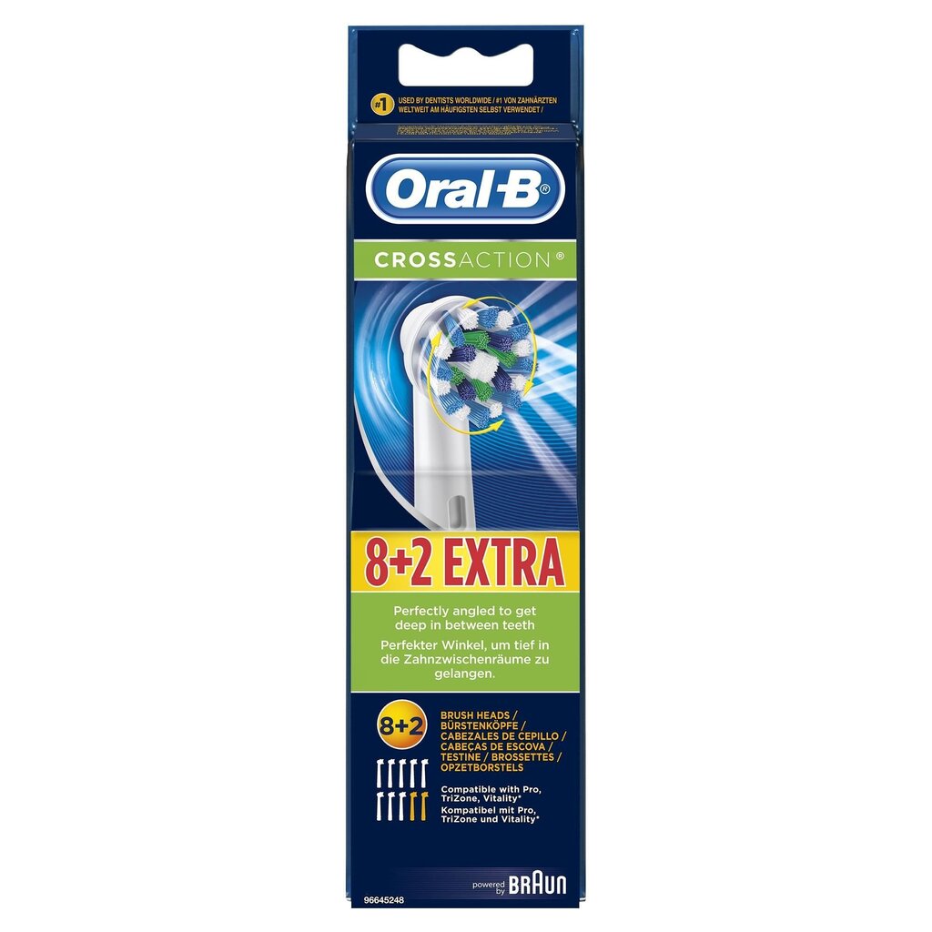 Braun Oral-B Crossaction EB50-10 цена и информация | Elektriliste hambaharjade otsikud | hansapost.ee