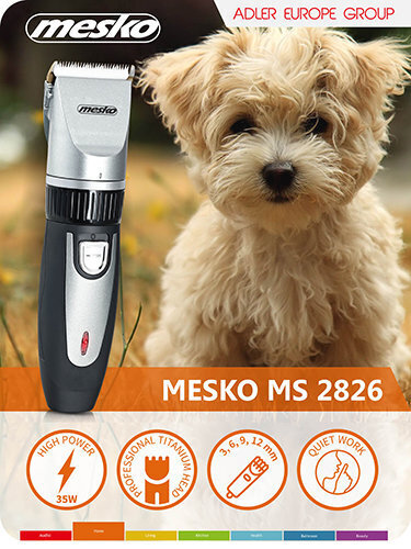 Lemmikloomade lõikusmasin Mesko MS 2826 hind ja info | Hooldus/grooming | hansapost.ee