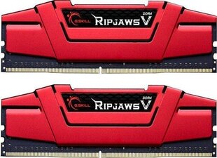 G.Skill Ripjaws V, DDR4, 16GB (8GBx2), 2400MHz, CL15 (F4-2400C15D-16GVR) цена и информация | Объём памяти (RAM) | hansapost.ee