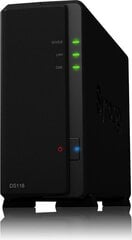NAS STORAGE TOWER 1BAY/NO HDD DS118 SYNOLOGY hind ja info | Serverid | hansapost.ee