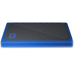 WD SSD My Passport Go, 1 ТБ, Черный / Синий цена и информация | Жёсткие диски (SSD, HDD) | hansapost.ee