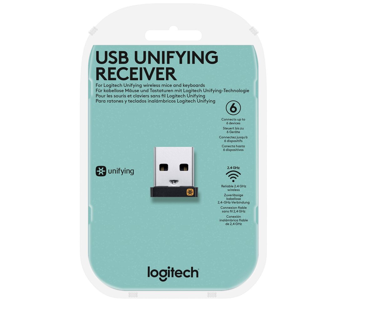 Logitech USB Unifying 910-005931, must/hõbedane hind ja info | Arvutihiired | hansapost.ee