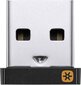 Logitech USB Unifying 910-005931, must/hõbedane цена и информация | Arvutihiired | hansapost.ee