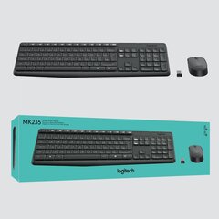 Logitech MK235 цена и информация | Клавиатура с игровой мышью 3GO COMBODRILEW2 USB ES | hansapost.ee