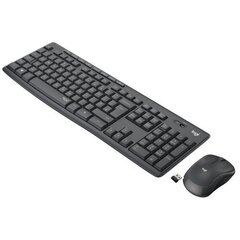 Беспроводная клавиатура Logitech MK295 Silent Combo, серая цена и информация | Клавиатура с игровой мышью 3GO COMBODRILEW2 USB ES | hansapost.ee