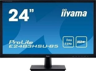 Iiyama E2483HSU-B5 hind ja info | Iiyama Televiisorid ja tarvikud | hansapost.ee