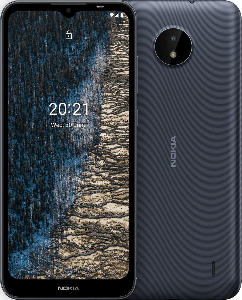 Nokia C20, 32GB, Dual SIM, Dark Blue цена и информация | Telefonid | hansapost.ee