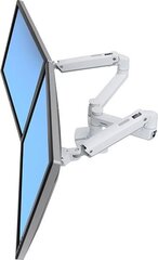 ERGOTRON LX dual side-by-side Arm white цена и информация | Кронштейны и крепления для телевизоров | hansapost.ee