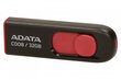 Mälupulk Adata C008 32GB, USB 2.0, must/punane цена и информация | Mälupulgad | hansapost.ee
