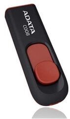USB карта памяти A-DATA Classic C008 32GB, красная/черная цена и информация | USB накопители | hansapost.ee