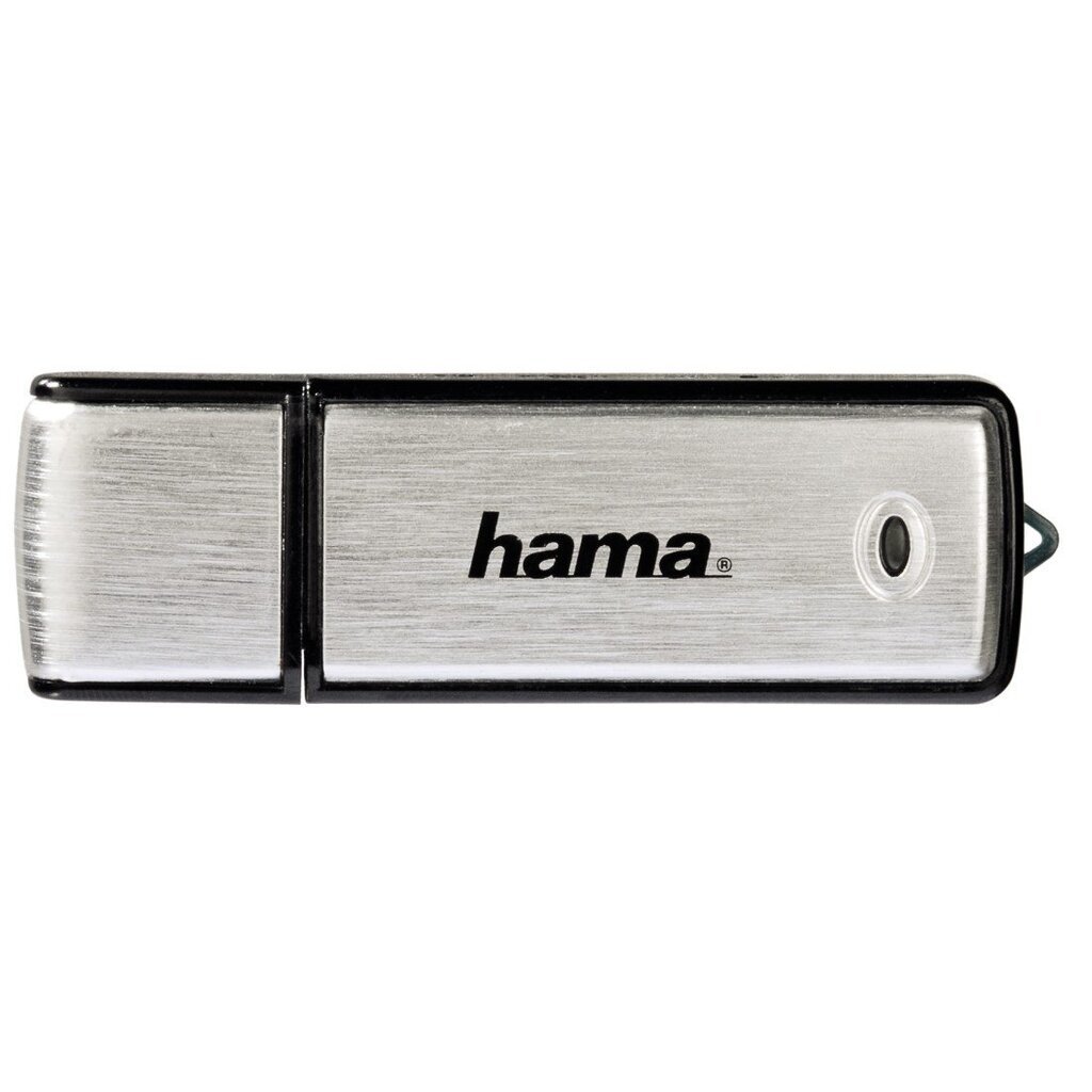 Mälupulk Hama Fancy, USB 2.0, 32 GB, 10 MB/s, must/hõbedane hind ja info | Mälupulgad | hansapost.ee