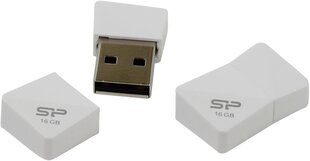 Silicon Power memory USB Touch T08 16GB USB 2.0 White hind ja info | Mälupulgad | hansapost.ee