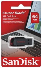 Накопитель MEMORY DRIVE FLASH USB2 64 ГБ/SDCZ50-064G-B35 SANDISK цена и информация | Sandisk Компьютерная техника | hansapost.ee