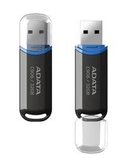 USB карта памяти A-data C906 32GB USB 2.0, черная цена и информация | USB накопители данных | hansapost.ee