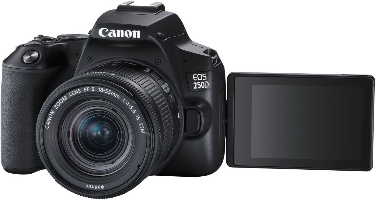 Canon EOS 250D + 18-55mm IS STM Kit, must hind ja info | Fotoaparaadid | hansapost.ee